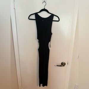 Abercrombie & Fitch Black Backless Dress